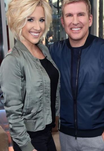 Savannah Chrisley with her father